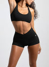 LuxeForm Mini Sculpting Shorts | Black 3 inch