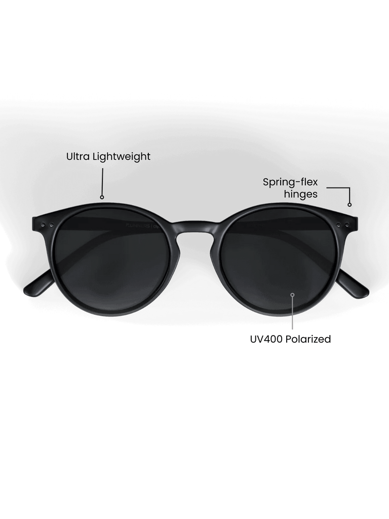 Olympians in Blackout – Front View Runners Running Sunglasses – Olympians in Blackout – Front View | Runners Athletics