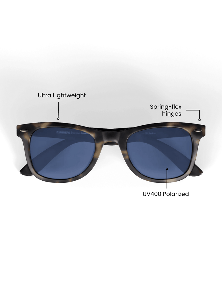 Sprinters in Gladiator Blues – Front View Runners Running Sunglasses – Sprinters in Gladiator Blues – Front View | Runners Athletics