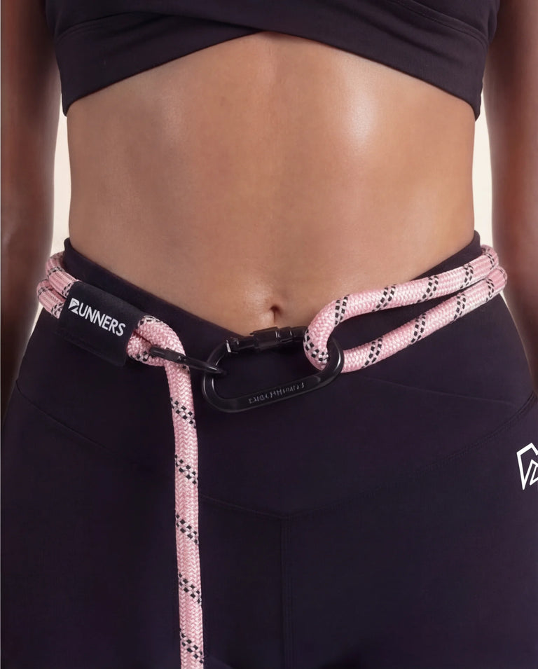 Rove Hands Free Leash in Pastel Pink Leash – Front View Sale – Rove Hands Free Leash in Pastel Pink Leash – Front View | Runners Athletics