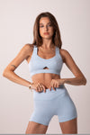 LuxeForm Heart Bra Baby Blue