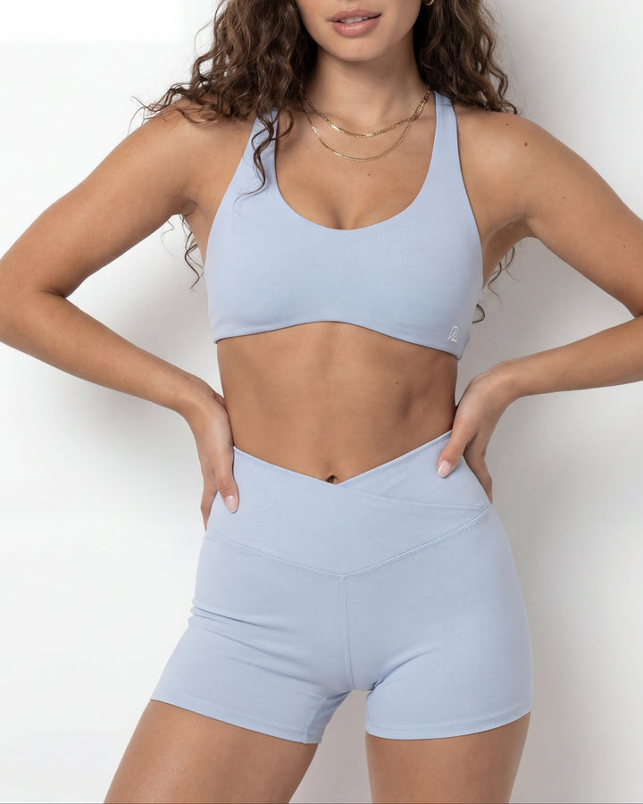 LuxeForm fabric detail on the The Sculpt Pilates Set