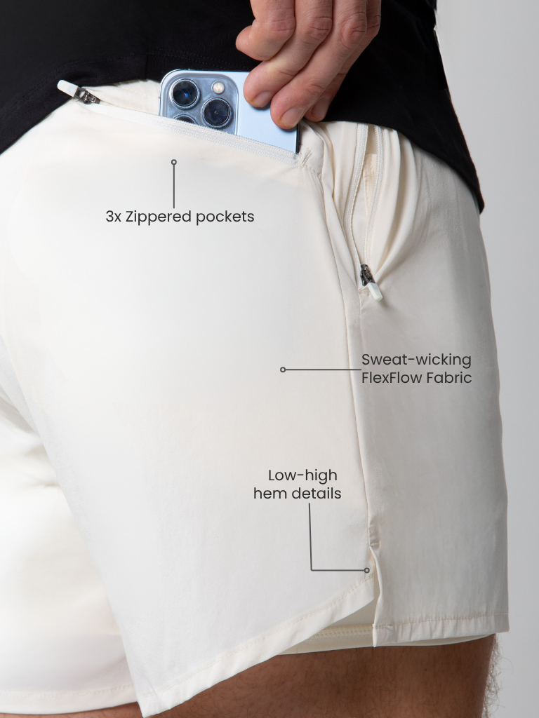 FlexFlow Functional Shorts Beige