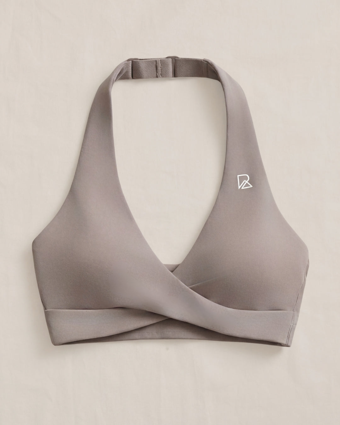 Taupe brown halter bra runners athletics