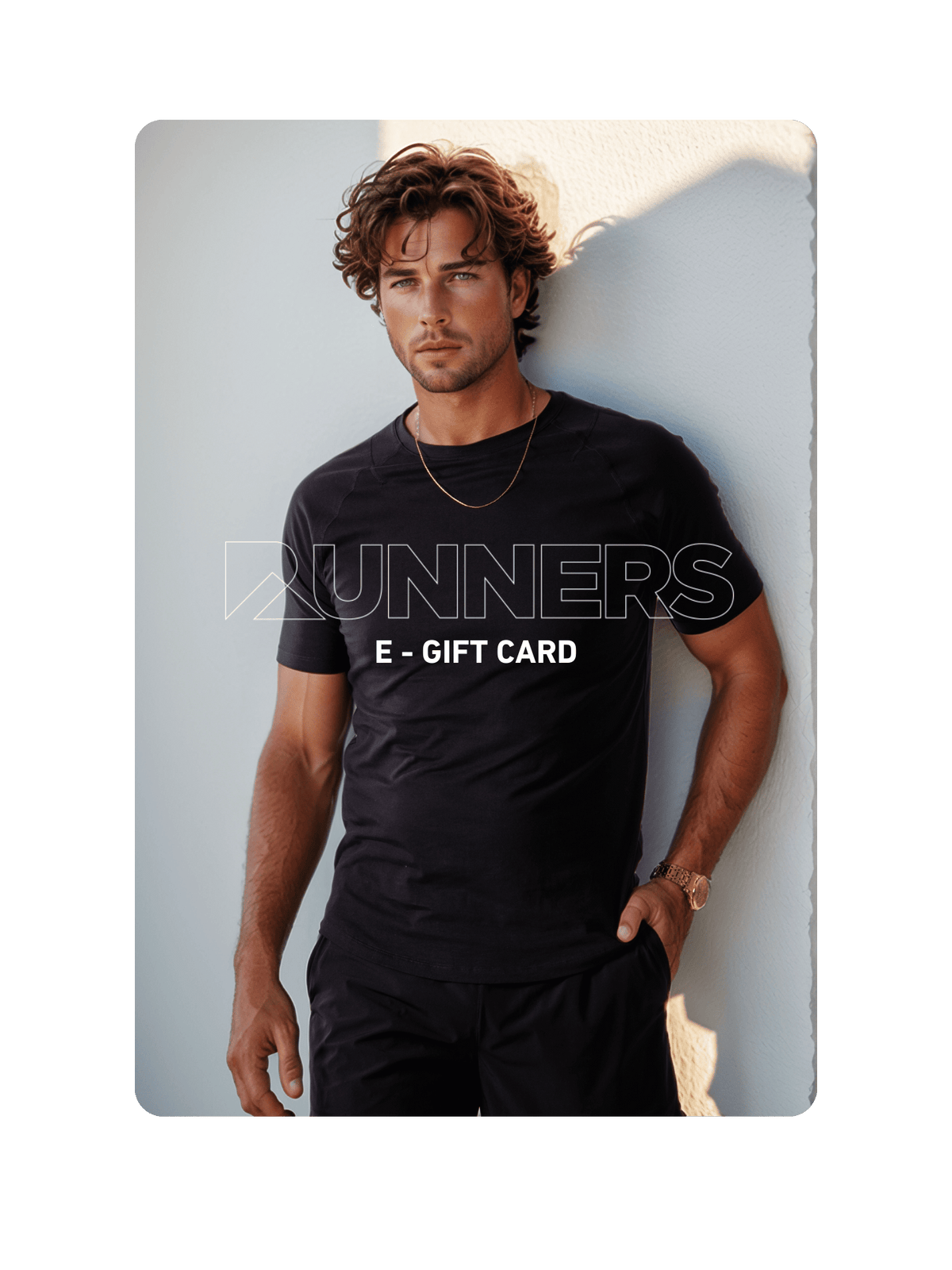 Man in athletic wear leaning against a wall.