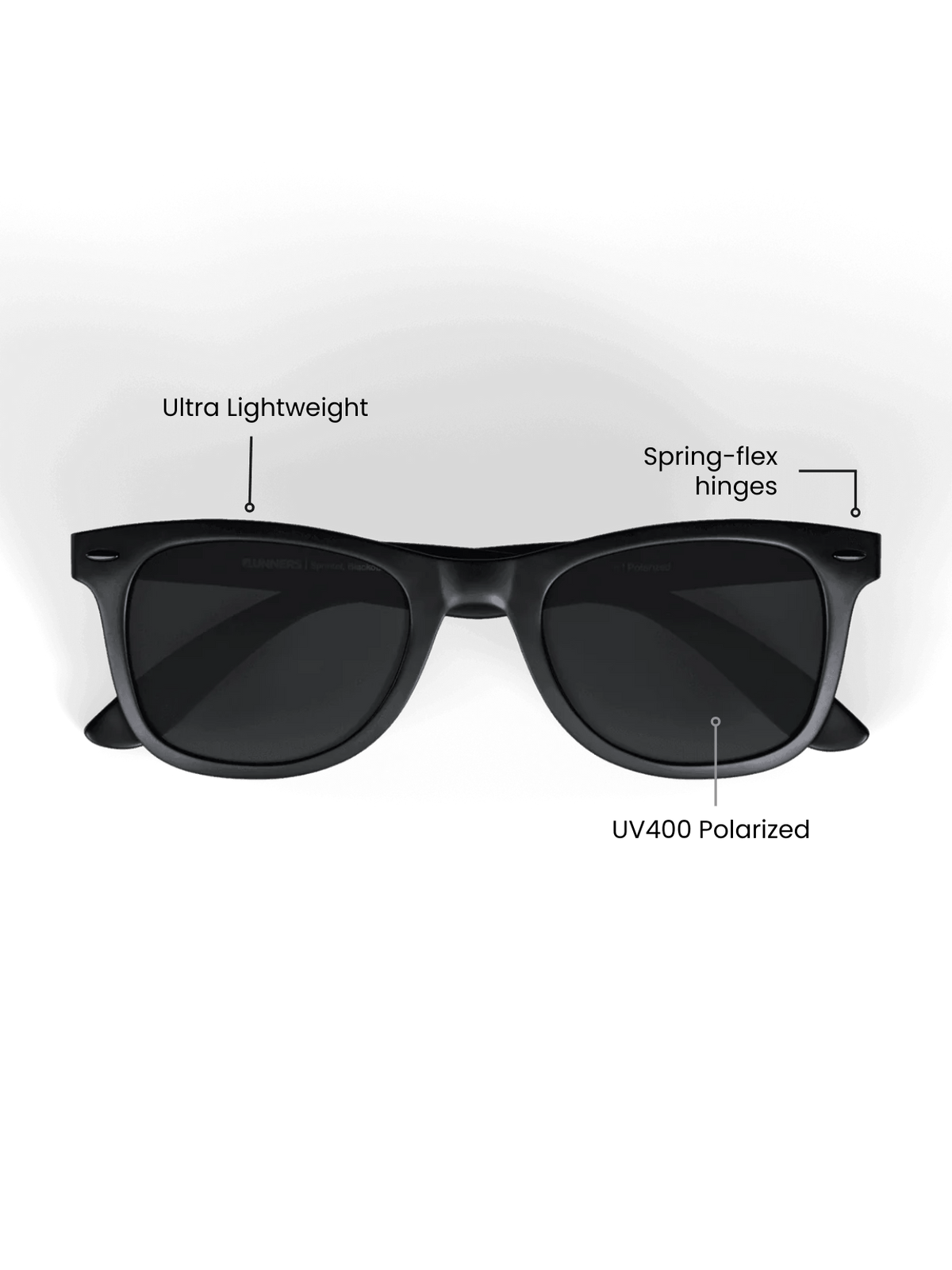 Blackout Sprinters Running Sunglasses