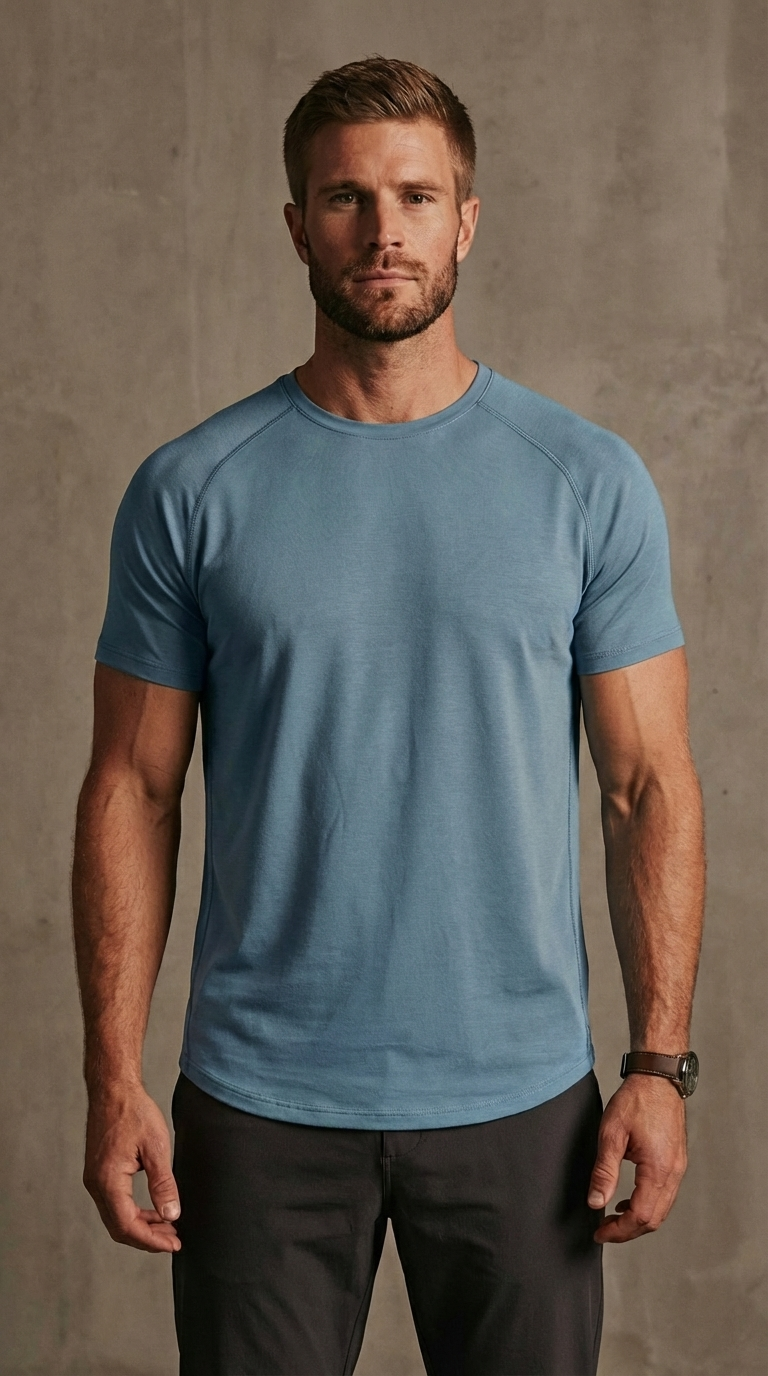 AirFlow Definition Tee Deep Blue