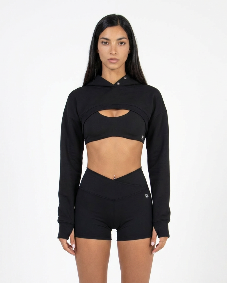 The LoverFleece Cropped Hoodie