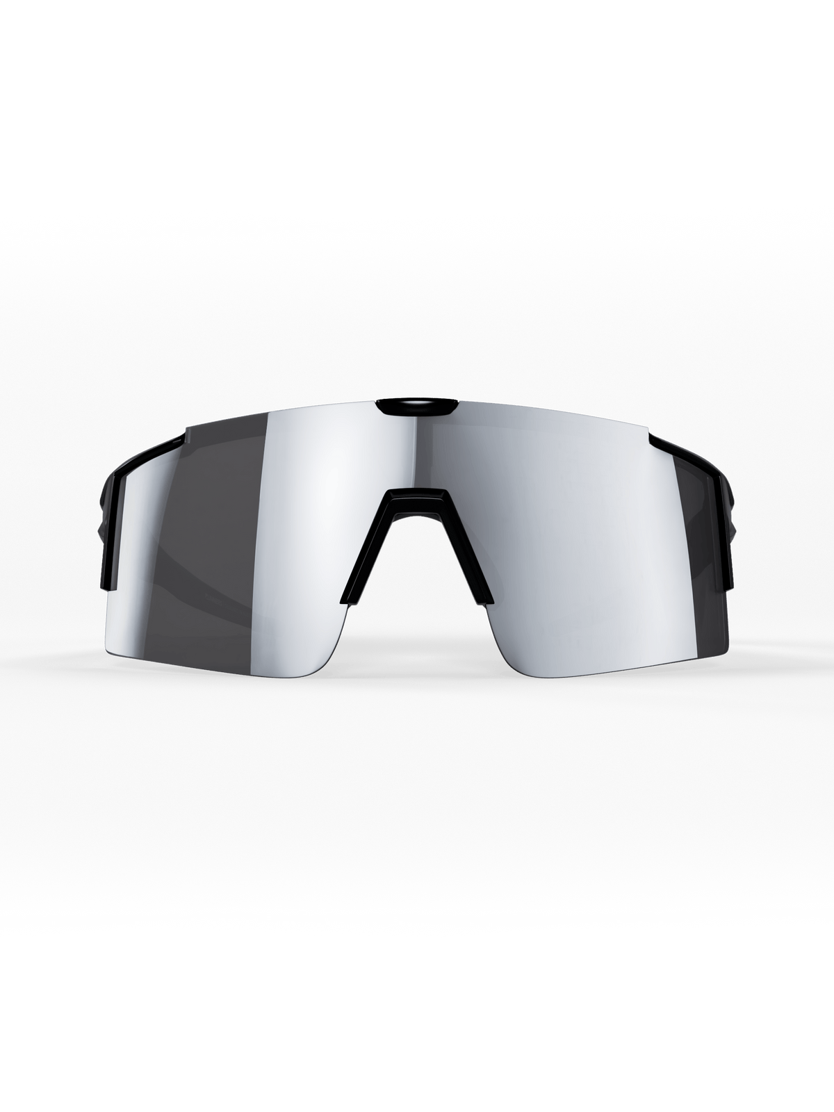 Premium Revo Silver X365 running sunglasses with large mirrored lenses
